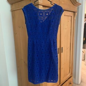 Nanette Lepore blue lace dress